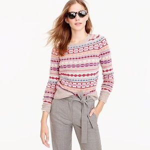JCrew Holly Sweater in Fair Isle